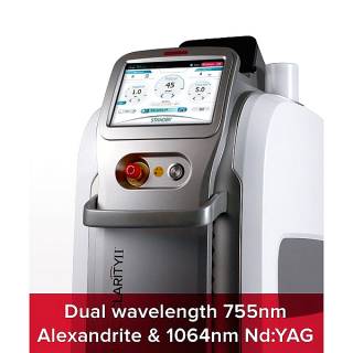 Laser Αλεξανδρίτη και Nd Yag New Clarity II 755nm+1064nm με Intelligent Tracking οίκου Lutronic